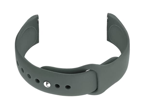 Kuminauha kellolle U21 22mm - tummanharmaa