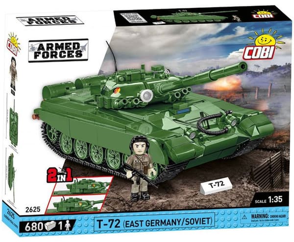 De væbnede styrker T-72 (DDR / SOVJET) 1:35 680 klasse