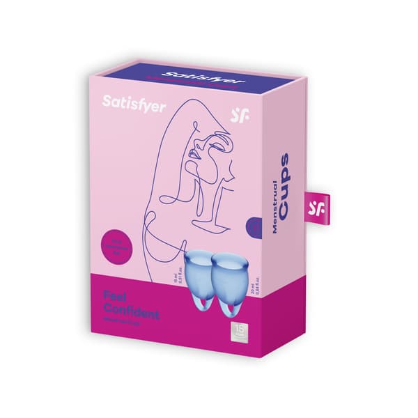 Føl dig selvsikker menstruationskop mørkeblå