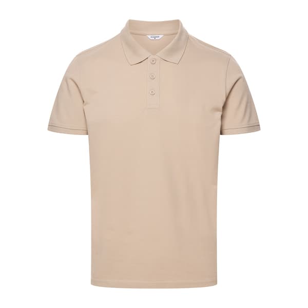 Mile Henderson herrpikétröja | Beige L