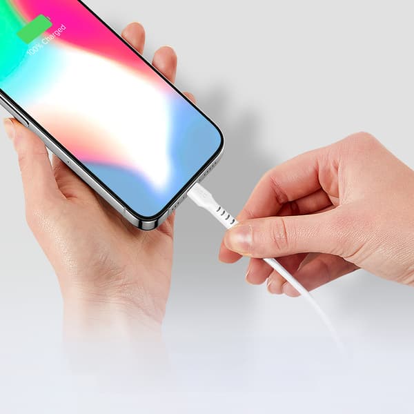 USB-C PD 25W 1 m kabel - vit