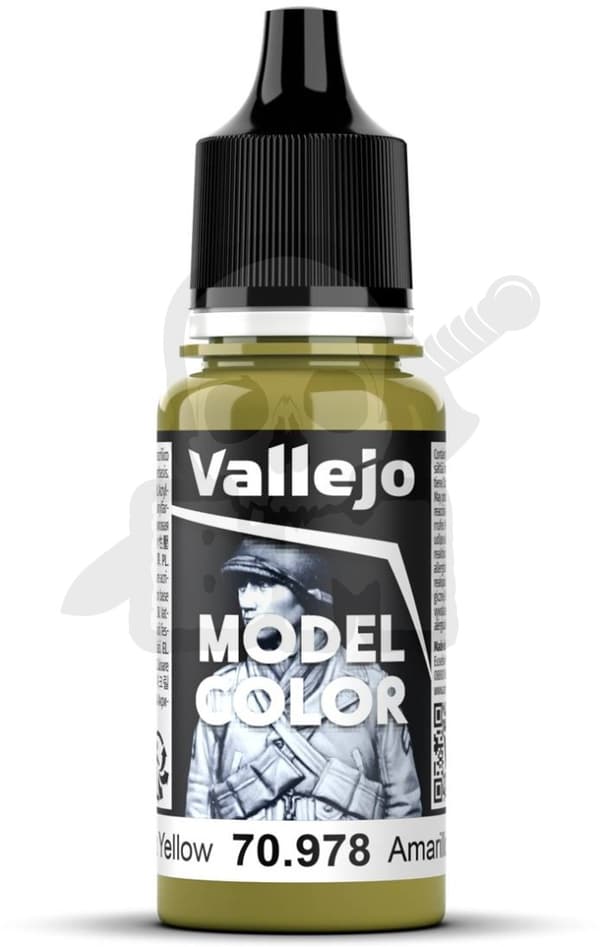 VALL-70978 Modelfarve 17ml Mørkegul