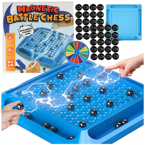 Magnetiska schackspelstenar magnetiska bollar MAGNETISM 40 stenar Y471N