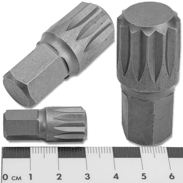 ROCKFORCE-bit 10 mm SPLINE M14x30 mm CR-V stål