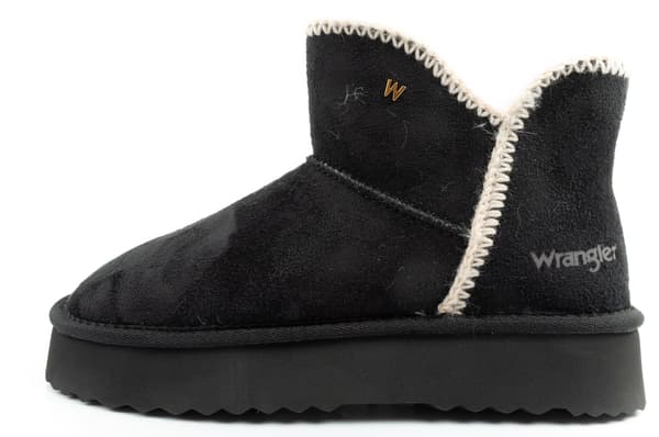 Wrangler Elsa Platform Dame Mellem Sort [20253093.25Y] Størrelse 39