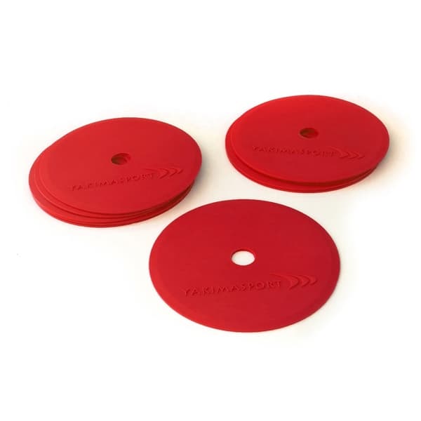 Vägmarkeringsmattor (10-pack, röda)