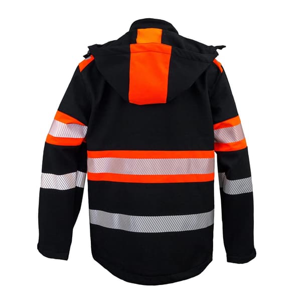 Urgent 931 XXL heijastava oranssi ulkoilusoftshell-takki
