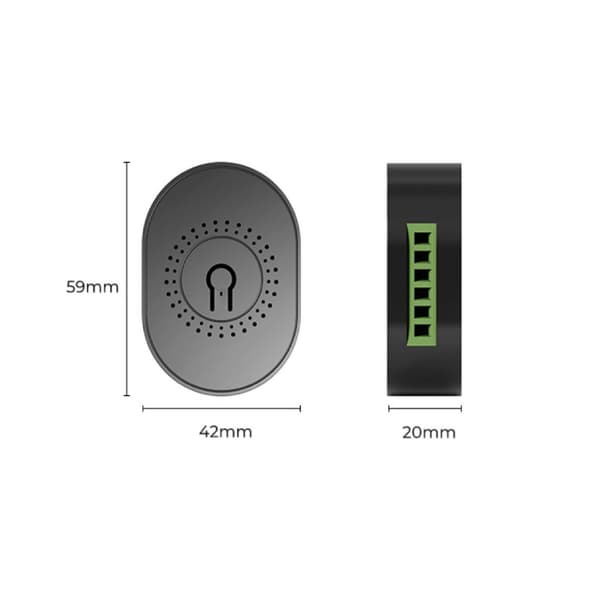 TUYA Wifi rullegardincontroller til planforsænket montering