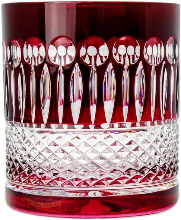 Ruby Crystal Whiskyglas 350ml Franske