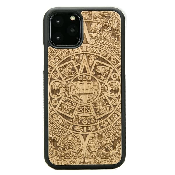 Træetui til iPhone 11 Pro AZTEC KALENDER ANIEGRE