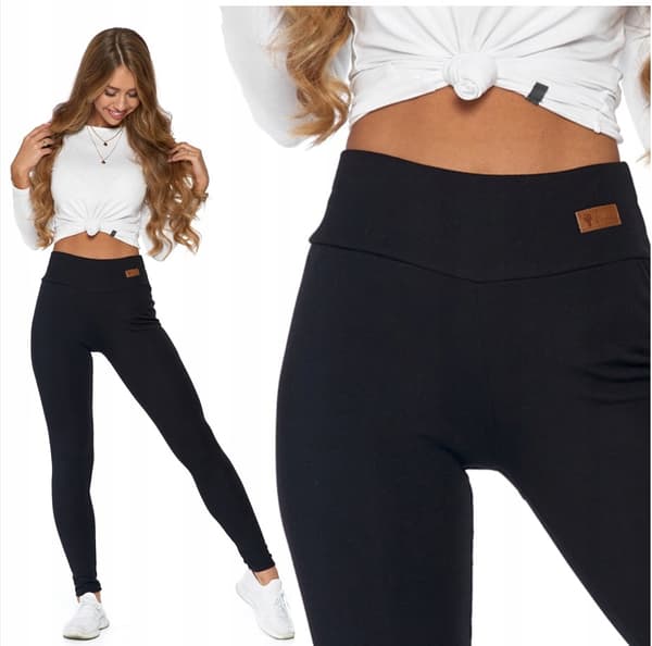 Dameisolerede leggings sorte tykke MORAJ S/M