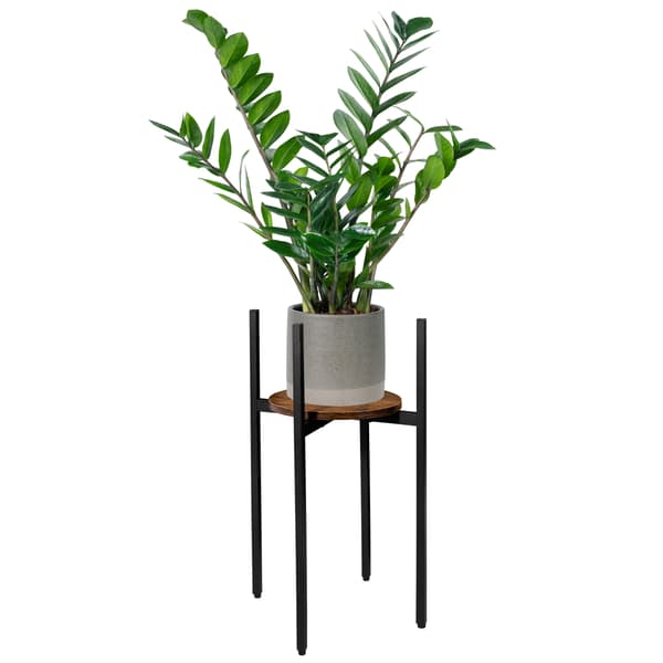 Torre Rustic -kukkateline loft-tyyliin 60 cm musta