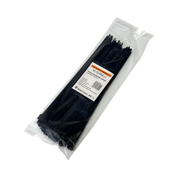 Kabelbindere Tretytki - UV 3,6 x 250 mm, sorte