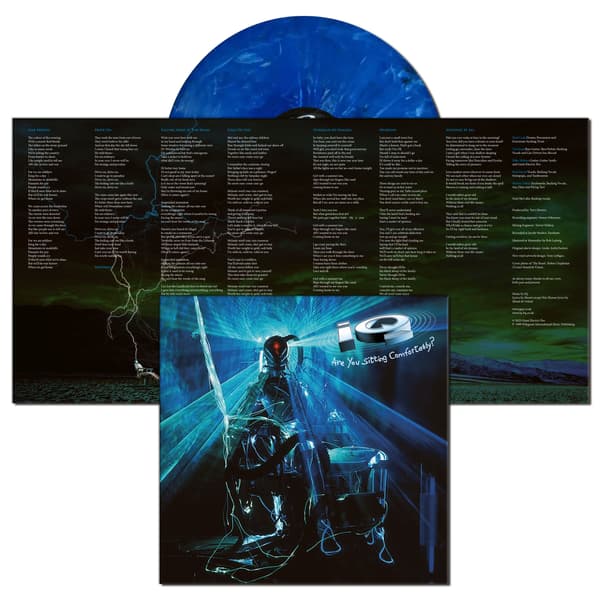 IQ - Sidder du komfortabelt (LP Blue Splatter)