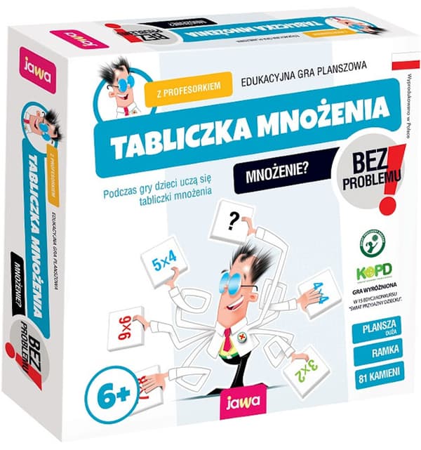 Spil. Multiplikationstabel med professoren