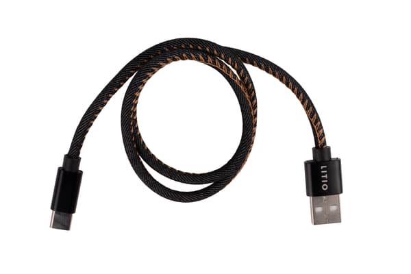 Opladerkabel Telefonkabel 50cm Sort USB - USB C