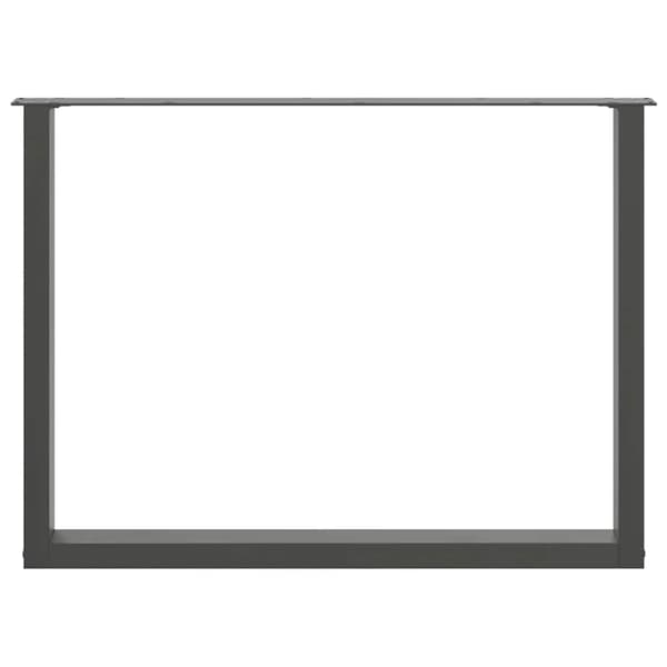 vidaXL Soffbordsben, 2 st, Antracit, 100x(72-73) cm
