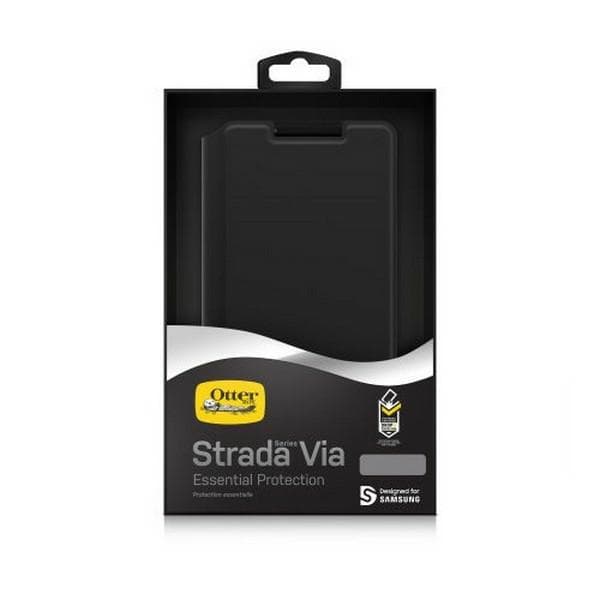 Otterbox Strada Via -kotelo Galaxy S20 Ultralle, musta