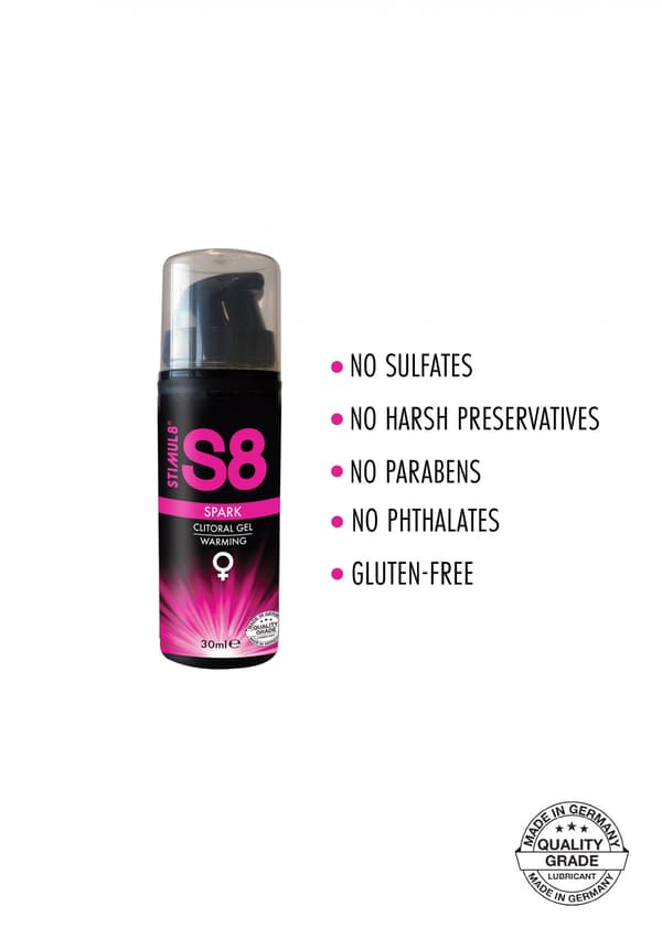 S8 Spark Klitoris Gel 30ml Varmende