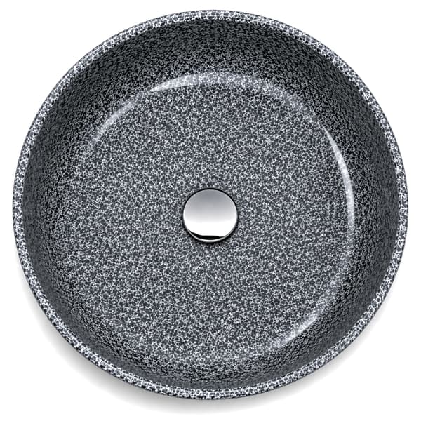 Rund bordvask 36×36 cm granitlook - Aquaterris