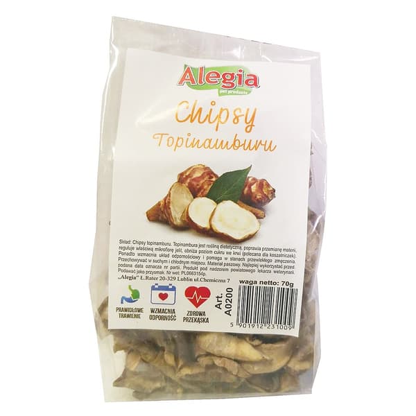 Alegia - jordskokkechips 70g