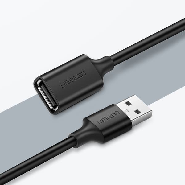USB 2.0 förlängningskabeladapter 5m svart