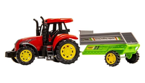 Traktor med anhænger