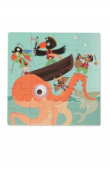 Magnetiskt piratspel för barn (2 bilder)