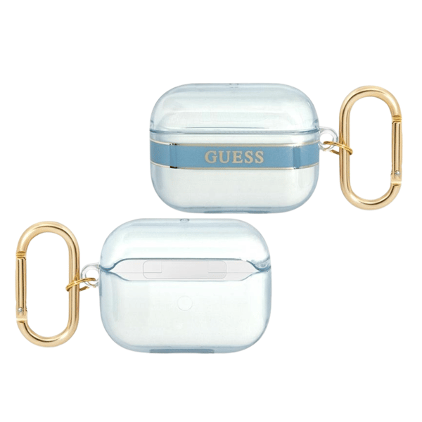 Guess Strap Collection-etui til AirPods Pro, blå