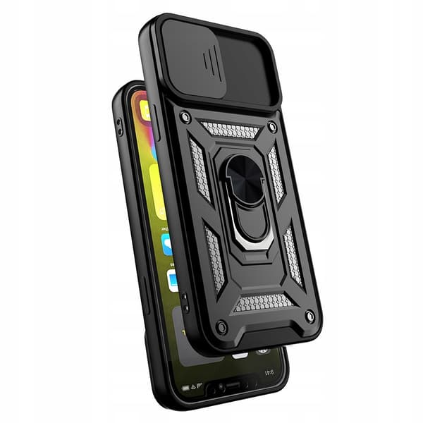 Etui til SAMSUNG A33 5G Defender Slide ARMOR RING STÆRK BAGSIDEN + GLAS