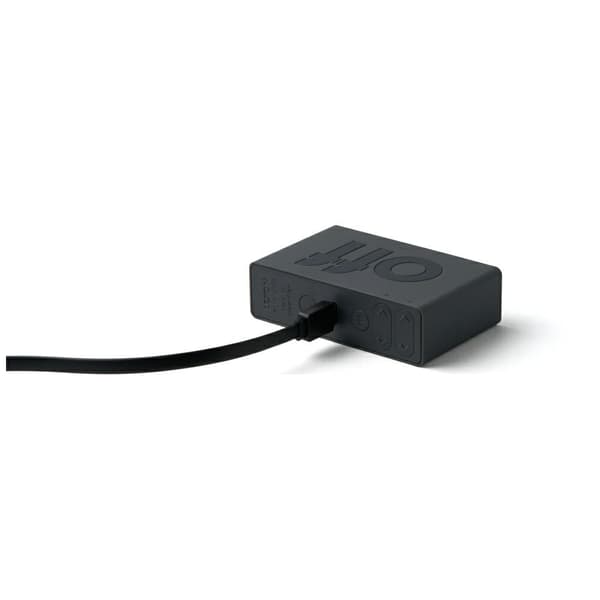 Lexon Flip Mini Dubbelsidig Väckarklocka Mörkgrå