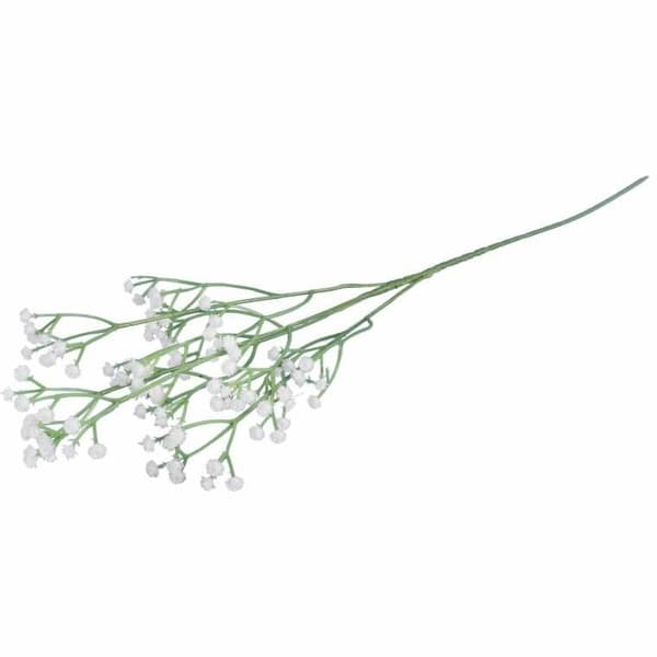 Gipsgren 62 cm vit