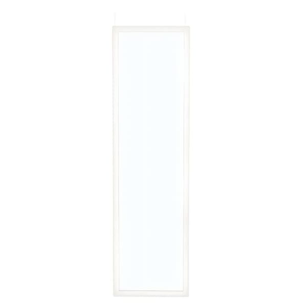 Dörrspegel 30x120 cm vit