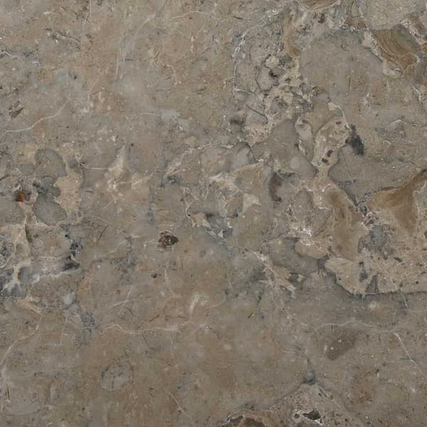 vidaXL bordplade grå Ø40 x 2,5 cm marmor