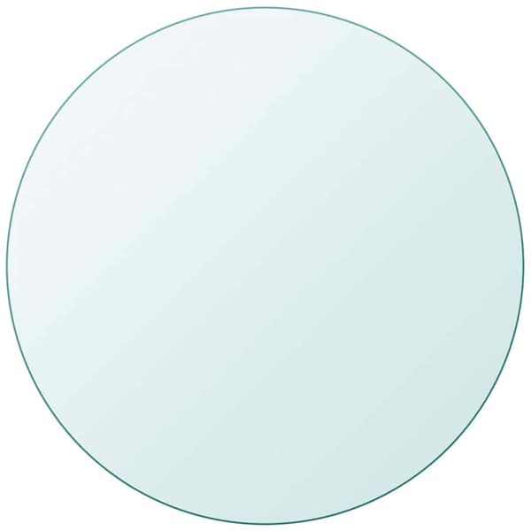 vidaXL glasbordplade, rund 500 mm