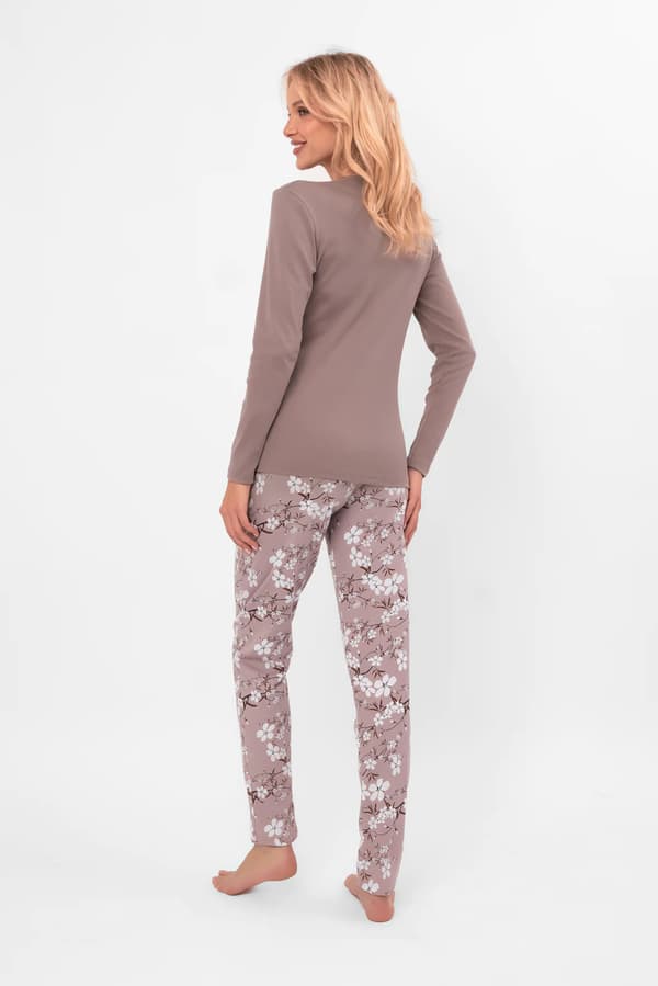 Dampyjamas med lång ärm, långbyxor Kimuri M