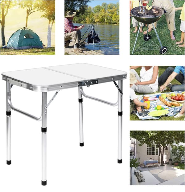 VASCO campingbord, hvidt