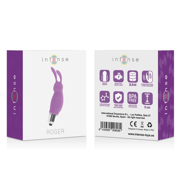 Intensiv Roger Rabbit Lilac - kompakt silikonmodell 9 cm