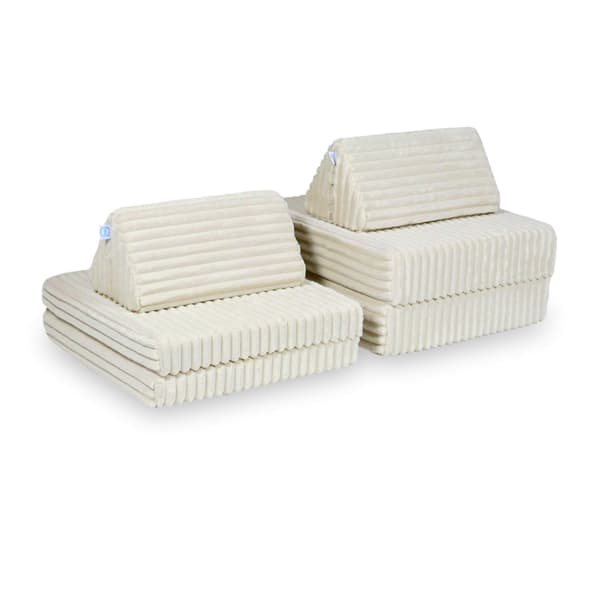 Montessori Standard Waffle Beige Mini Legesofa