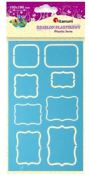 Plastmall 105x180mm blandade ramar
