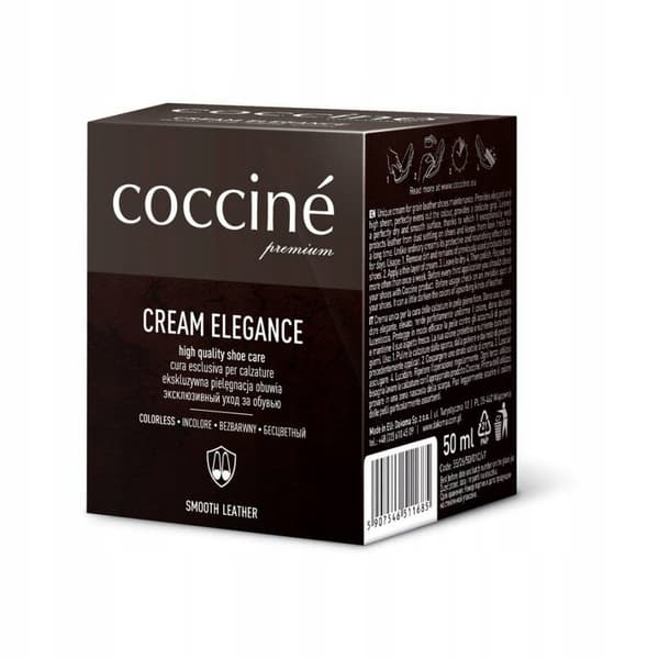 Coccine Cream Elegance - skoplejecreme, neutral farve, 50 ml