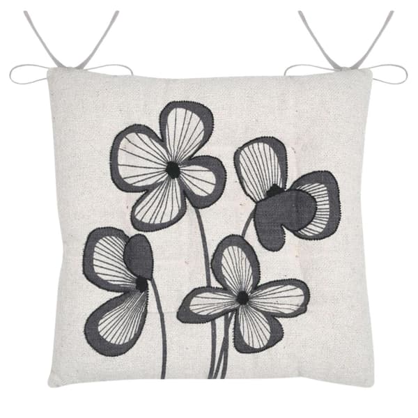 Tilda stolehynde 38x38 cm råhvid