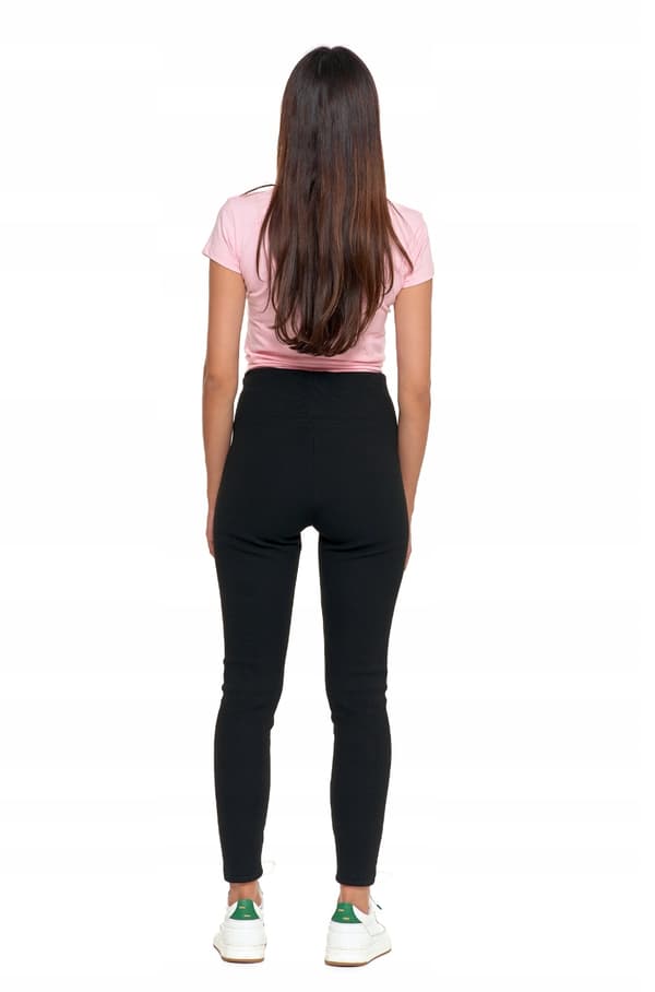 MORAJ Dame Isolerede Ribbede Leggings S/M Sort