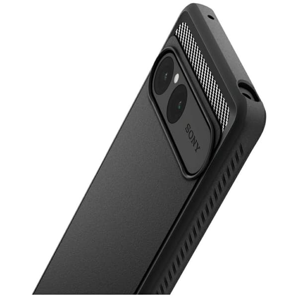 Spigen Rugged Armor-cover til Sony Xperia 10 VII, sort