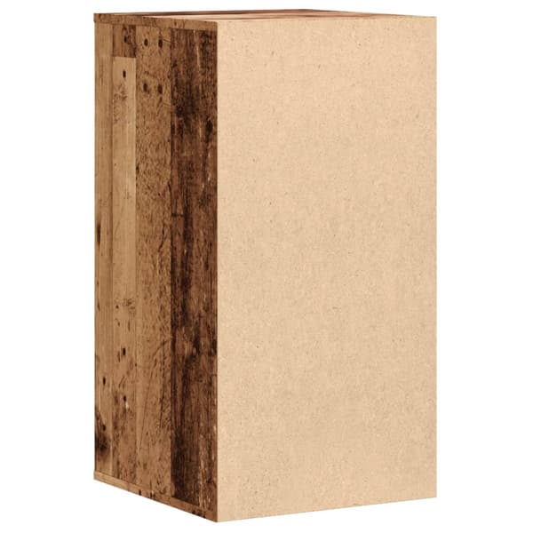 vidaXL kommode, antik træ, 40x41x76 cm, træbaseret materiale