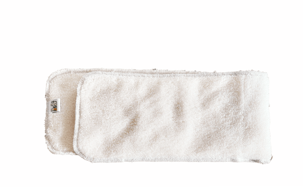 NappiMe absorberande bambuunderlägg, grå, 12,5 x 60 cm