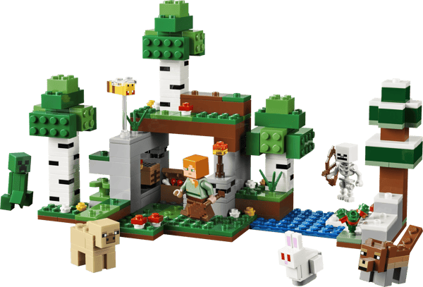 LEGO Minecraft Overlevelse af den Første Nat 301-delt sæt (21593)