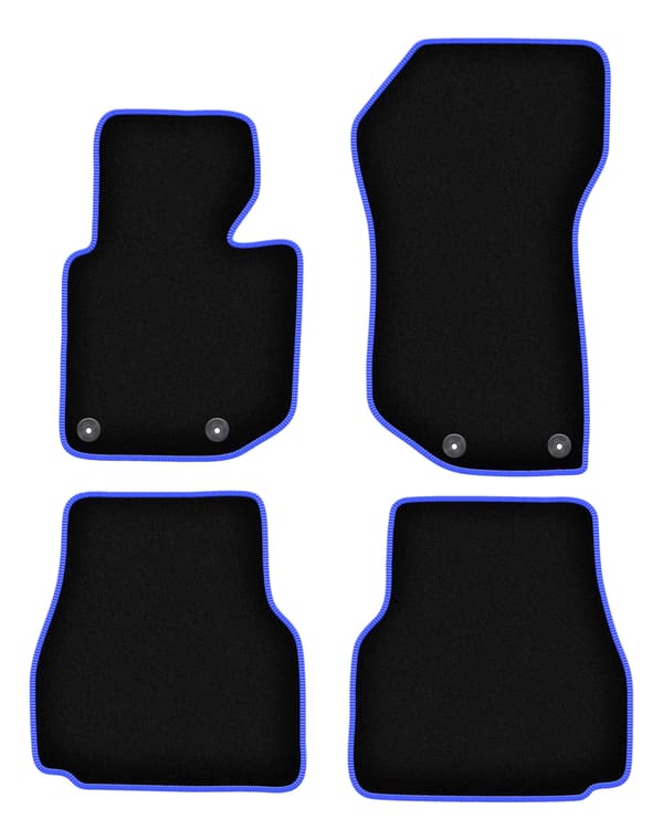 CARLUX-BLÅ bilmåtter til: BMW 3 E36 cabriolet (1993-2001)
