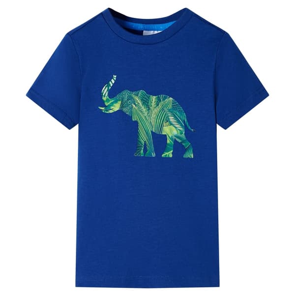 Børne-T-shirt, mørkeblå, 128