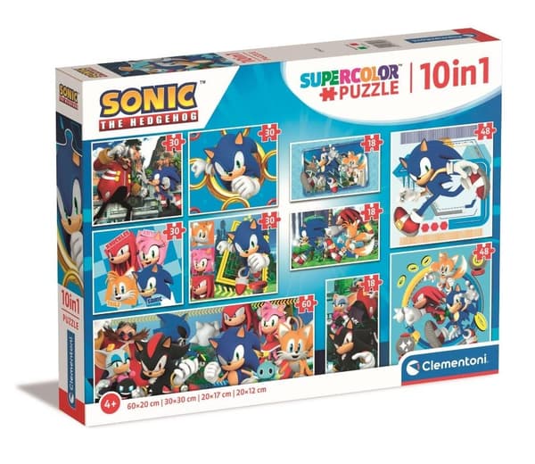 10-in-1 Super Color Sonic -palapeli